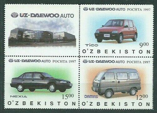 Uzbekistan - Post Yvert 96/8 Mnh Autos